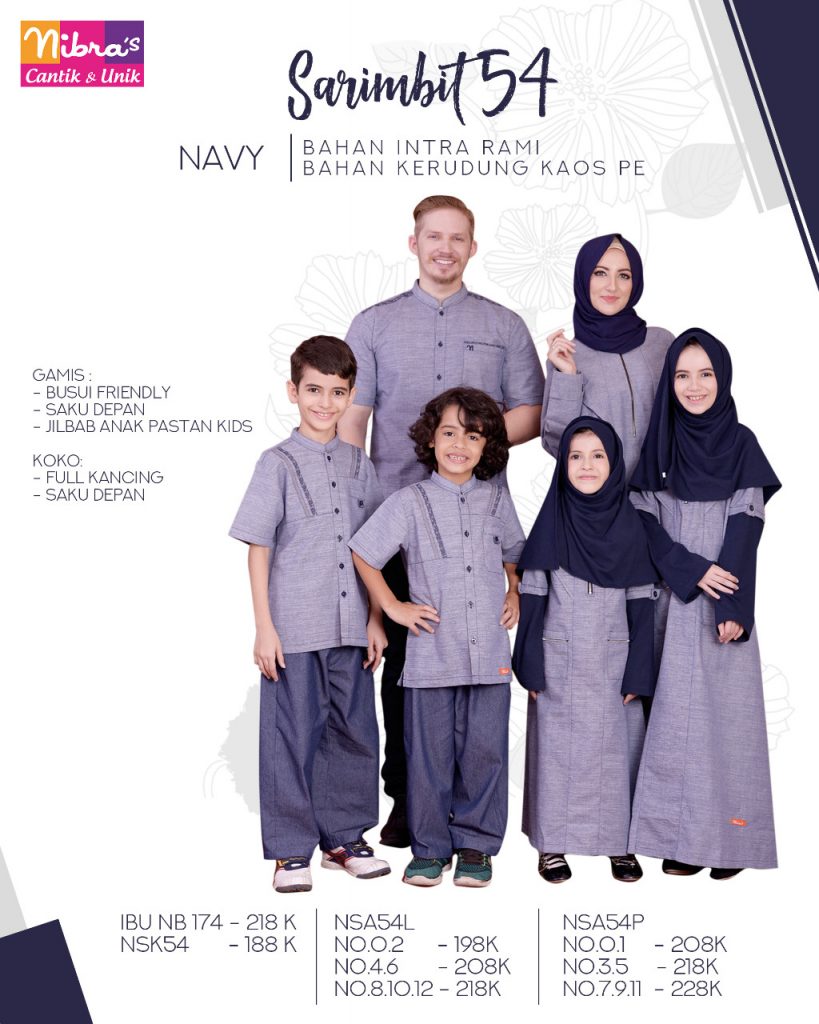 SARIMBIT NIBRAS 54 NAVY 1