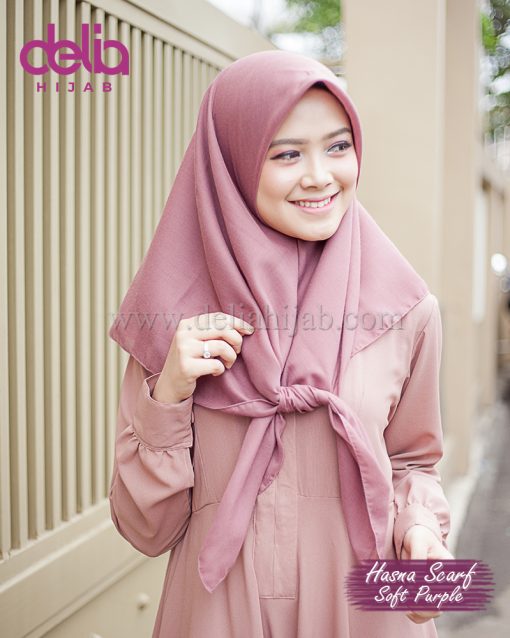 SCARF DELIA HIJAB hasna SOFT PURPLE