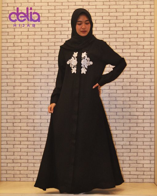 Gamis Casual - Delia Hijab - Gamis Brokat