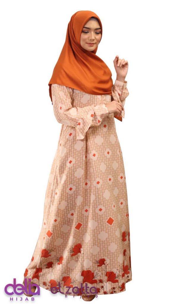 Delia Hijab - Baju Gamis Modern - Busana OOTD Hijab yang Cocok saat Mengajar