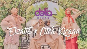 Delia Hijab Koleksi Terbaru Elzatta Hijab Terinspirasi dari Citra Kirana