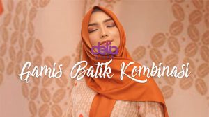 Delia Hijab - Model Gamis Batik Kombinasi