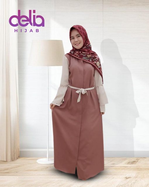 Baju Gamis Modern Terbaru 2020 Delia Hijab 2