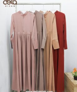 Baju Gamis Terbaru 2020 - Amelia Dress - Delia Hijab