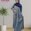 Baju Gamis Terbaru 2020 - Clarisa Dress - Delia Hijab