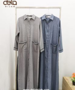 Baju Gamis Terbaru 2020 - Clarisa Dress - Delia Hijab