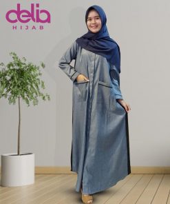 Baju Gamis Terbaru 2020 - Clarisa Dress - Delia Hijab