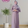 Model Gamis Terbaru 2020 - Natalia Dress - Delia Hijab - M