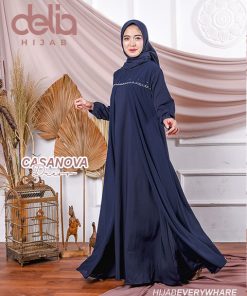 Baju Muslim Casual - Baju Gamis Modern - Baju Gamis Murah dan Cantik - Baju Gamis Model Sekarang - Delia Hijab Sukabumi - Casanova Dress - N