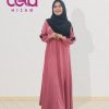 Della Dress - Baju Muslim Casual - Baju Gamis Modern - Baju Gamis Murah dan Cantik - Baju Gamis Model Sekarang - Delia Hijab Sukabumi - P