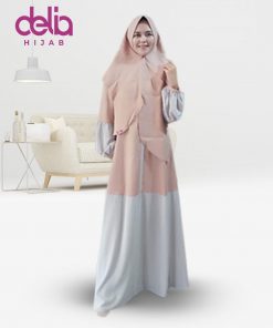 Gamis Syari Modis - Baju Gamis Murah dan Cantik - Baju Gamis Model Sekarang - Syari Set Delia Hijab Sukabumi - P