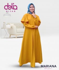 Delia Hijab Sukabumi – Baju Muslim Casual – Baju Muslim Sukabumi – Baju Gamis Modern – Baju Gamis Model Sekarang – Gamis Syari Modis – Baju Gamis Murah dan Cantik - Mariana Dress - K