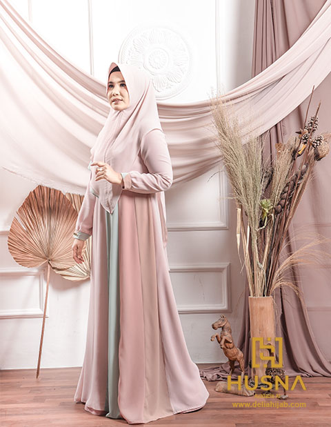 Delia Hijab Sukabumi – Husna Ramadhan – Baju Gamis Brokat Terbaru – Baju Gamis Pesta Mewah – Baju Gamis Terbaru Lebaran 2020 – Baju Gamis Modern