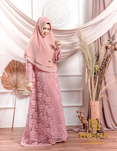 Delia Hijab Sukabumi – Husna Ramadhan – Baju Gamis Brokat Terbaru – Baju Gamis Pesta Mewah – Baju Gamis Terbaru Lebaran 2020 – Baju Gamis Modern