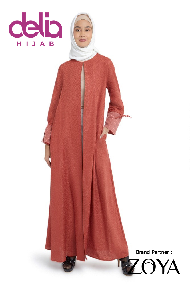 Gamis Zoya Terbaru Outer Zoya Collection Lebaran 2020 Mezmeri Outer Delia Hijab