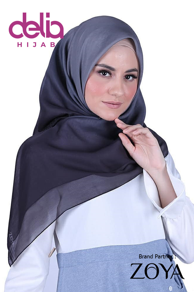 Kerudung Zoya Terbaru 2020 Ombre Super Scarf Delia Hijab