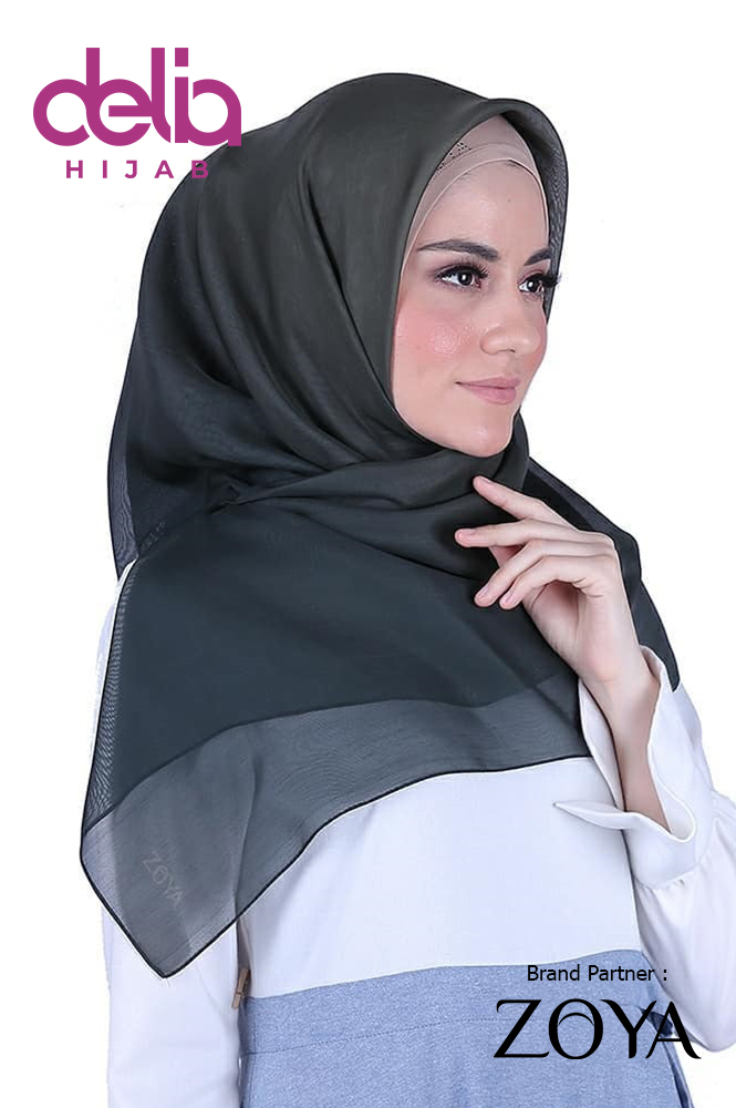 Kerudung Zoya Terbaru 2020 Ombre Super Scarf Delia Hijab
