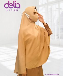 Kerudung Khimar Syar'i Terbaru - Khimar Pet Jumbo - Khimar Delia Hijab 01