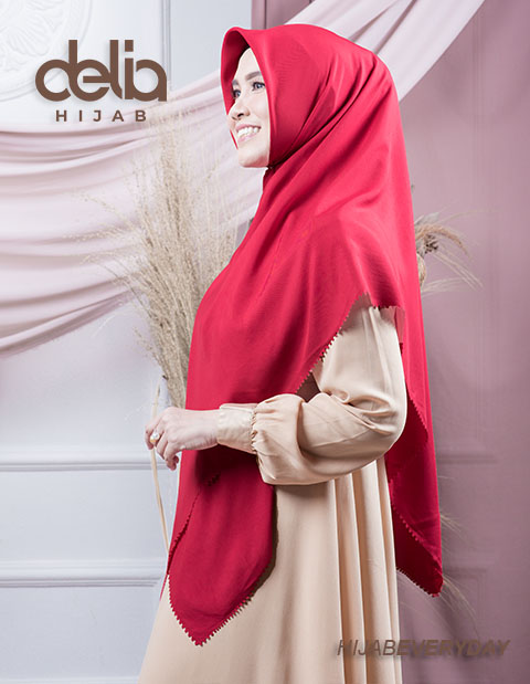 Deskha Adiba - Jilbab Segiempat Jumbo - Delia Hijab