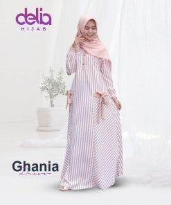 Baju Gamis Model Baru - Ghania Dress - Delia Hijab New P