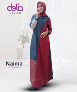 Baju Gamis Modern 2020 - Mana Dress - Delia Hijab M