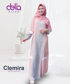 Baju Gamis Wanita Terbaru - Clemira Dress - Delia Hijab 1