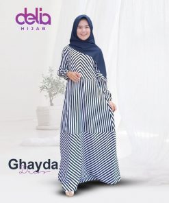 Baju Gamis Syar'i Modern - Ghaida Dress - Delia Hijab