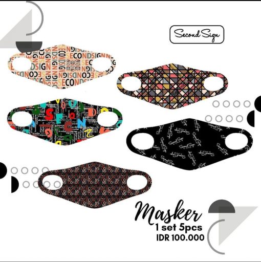 Masker Scuba Motif - Masker Second Sign