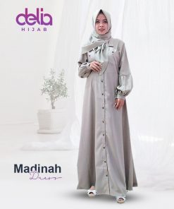 Baju Gamis Polos – Madinah Dress – Delia Hijab