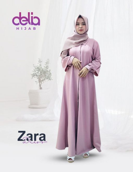 Baju Gamis Polos – Zara Dress – Delia Hijab