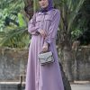 Baju Gamis Modern – Adena Dress – Delia Hijab