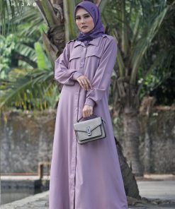 Baju Gamis Modern – Adena Dress – Delia Hijab