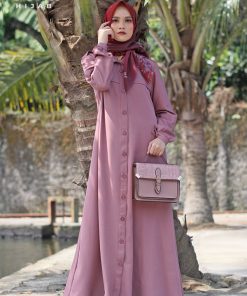 Baju Gamis Modern – Adena Dress – Delia Hijab