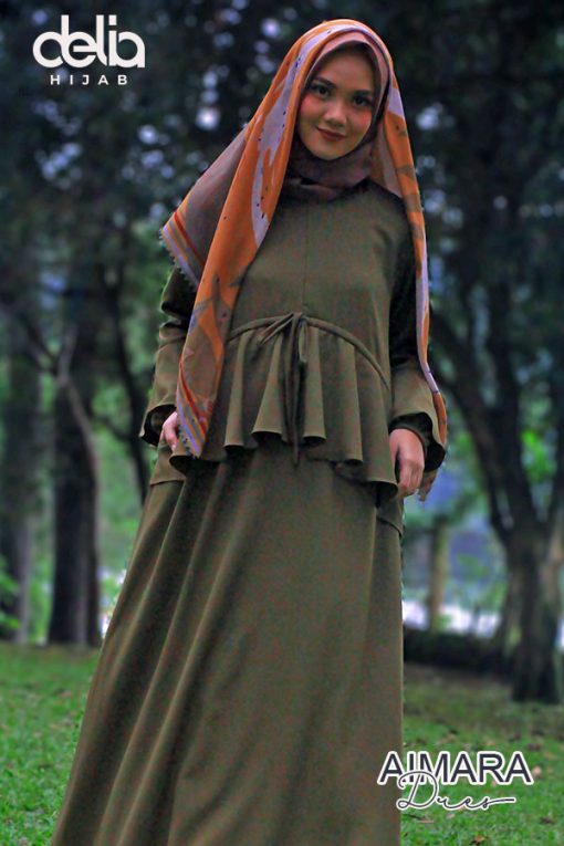 Baju Gamis Pesta - Aimara Dress - Delia Hijab 1