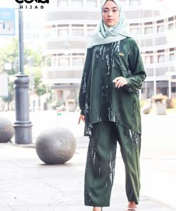 Tie Dye Fashion - Set Blouse Aline - Delia Hijab