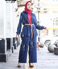 Tie Dye Fashion - Set Blouse Aline - Delia Hijab