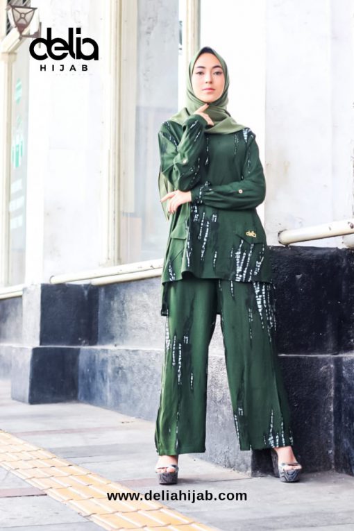 Tie Dye Fashion - Set Tunik Saku - Delia Hijab