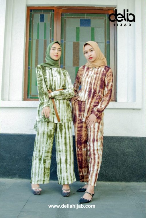 Tie Dye Fashion - Setelan Diana - Delia Hijab