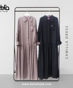 Baju Gamis Modern - Camilla Dress - Delia Hijab 2