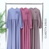 Baju Gamis Modern - Claretta Dress - Delia Hijab
