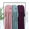 Baju Gamis Modern - Claudia Dress - Delia Hijab