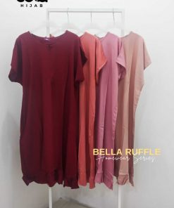 Homewear Fashion - Bella Ruffle Tunic - Delia Hijab