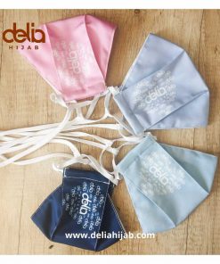 Masker Kain 2 Lapis - Masker Print Delia Dewasa - Delia Hijab