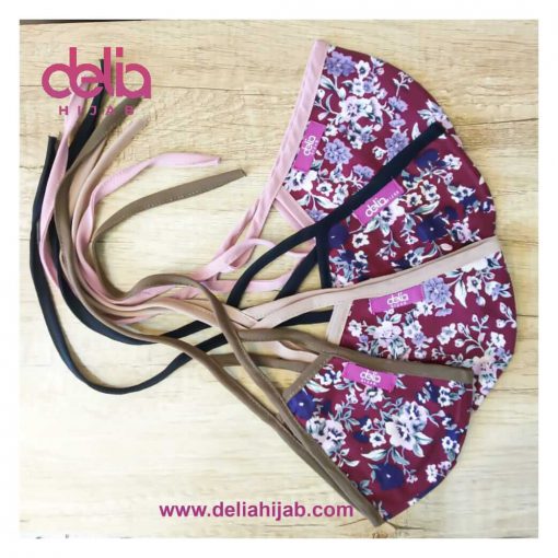 Masker Kain Motif - Masker Motif Batik - Delia Hijab