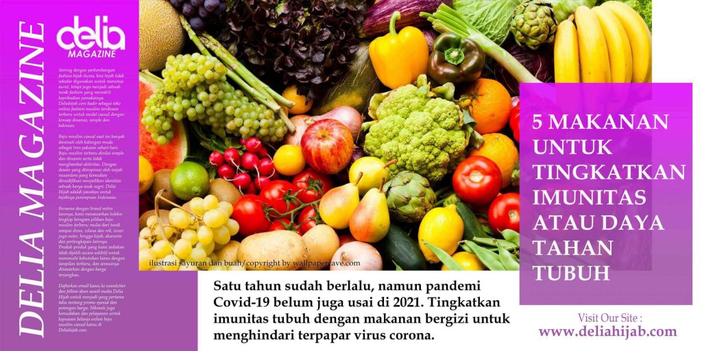 5 Makanan untuk Meningkatkan Imunitas atau Kekebalan Tubuh
