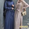 Baju Gamis Modern - Amara Dress - Delia Hijab