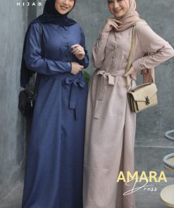 Baju Gamis Modern - Amara Dress - Delia Hijab