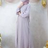 Baju Gamis Renda - Kania Dress - Delia Hijab Abu