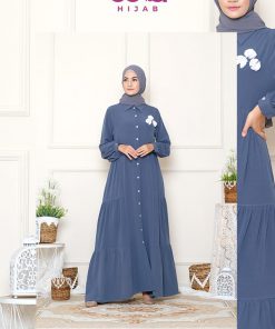 Baju Gamis Casual - Faranisa Dress - Delia Hijab