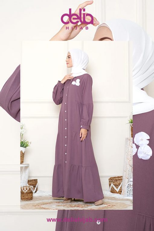 Baju Gamis Casual - Faranisa Dress - Delia Hijab